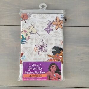 Disney Princess Moana Preschool Nap‎ Mat Sheet Toddler Bedding NEW